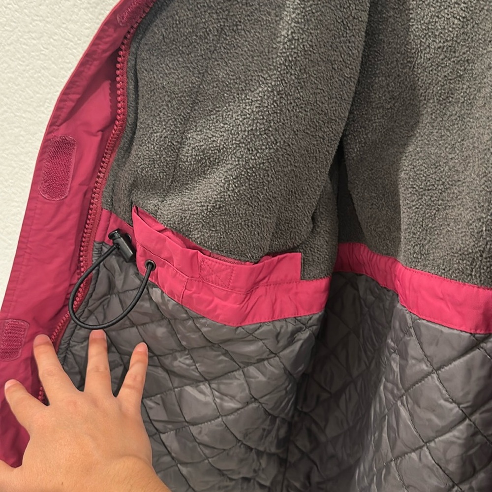 Lands Ends Hot Pink Jacket Petite Size XS 2-4 Good Condition - Picture 15 of 17